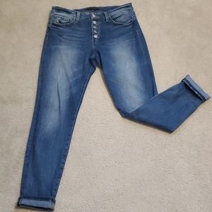 Flying Monkey mid rise ankle jeans